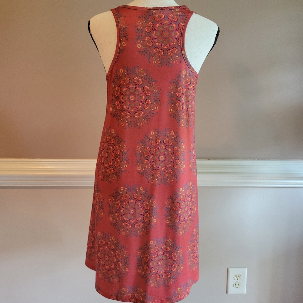 NATURAL LIFE Red Paisley Mini Dress - Picture 3 of 4